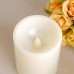 Flickering Flameless Resin Pillar LED Candle Lights w/Timer for Wedding Party   161840936157
